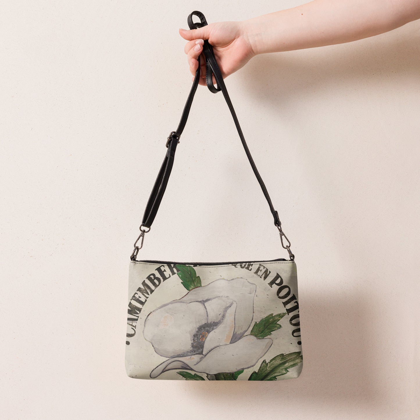 White Poppy Crossbody bag