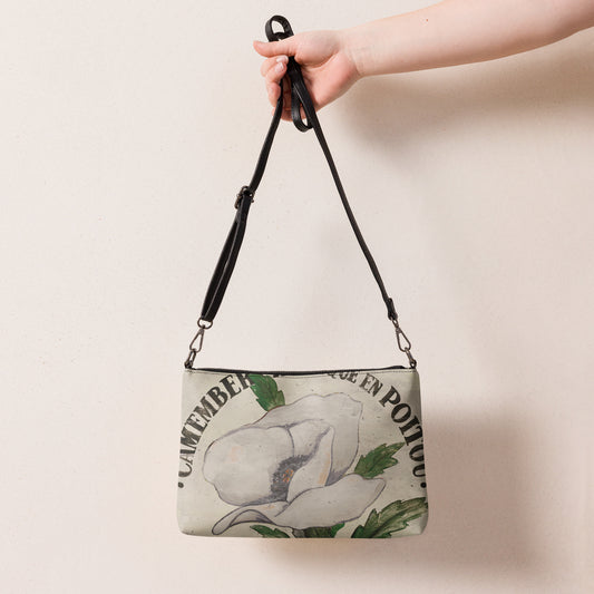 White Poppy Crossbody bag