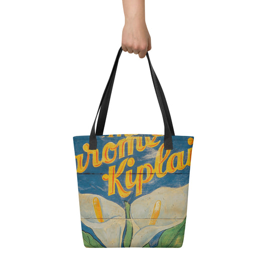 White Calla Lily Tote