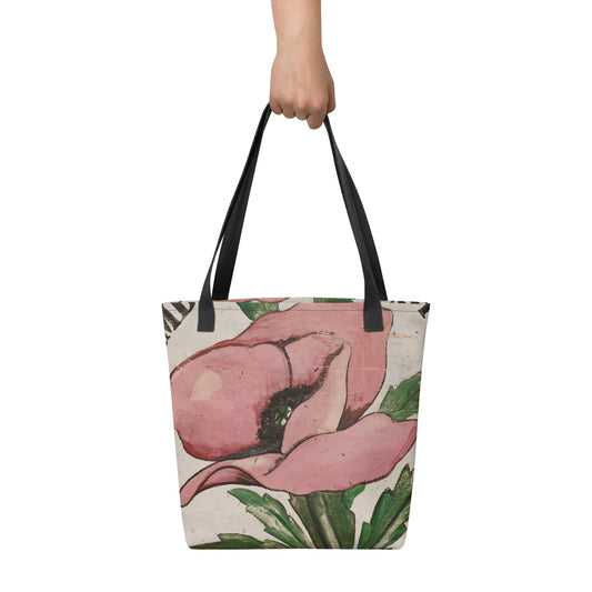 Light Pink Poppy Tote