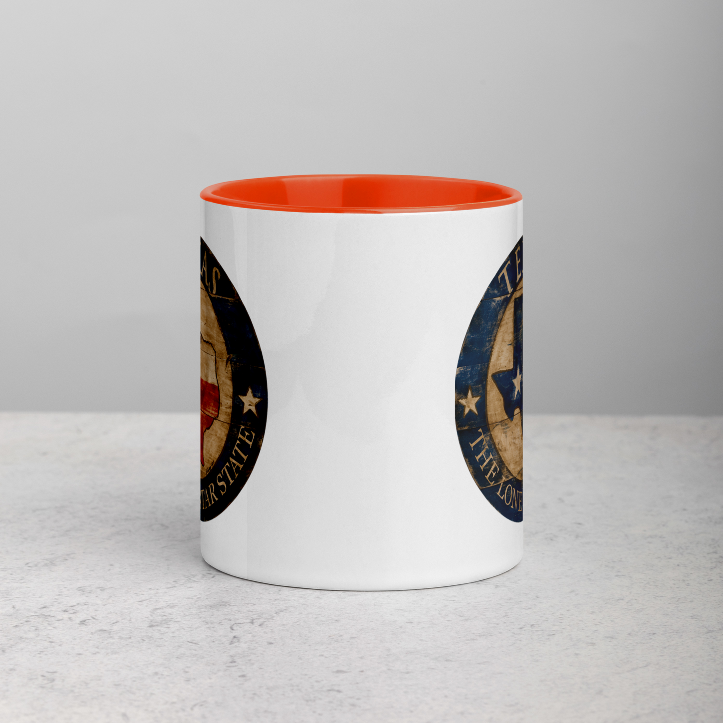 Texas Mug with Color Inside