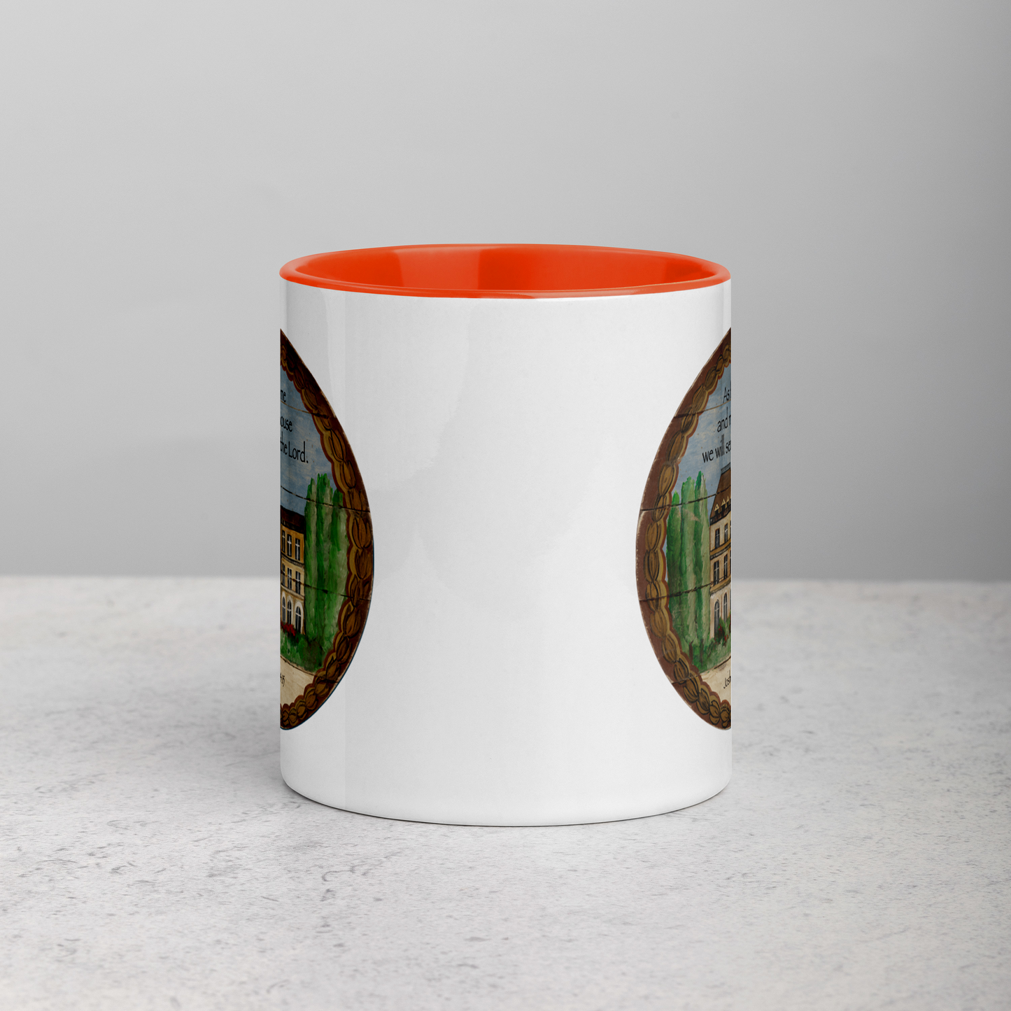Serve the Lord Mug with Color Inside