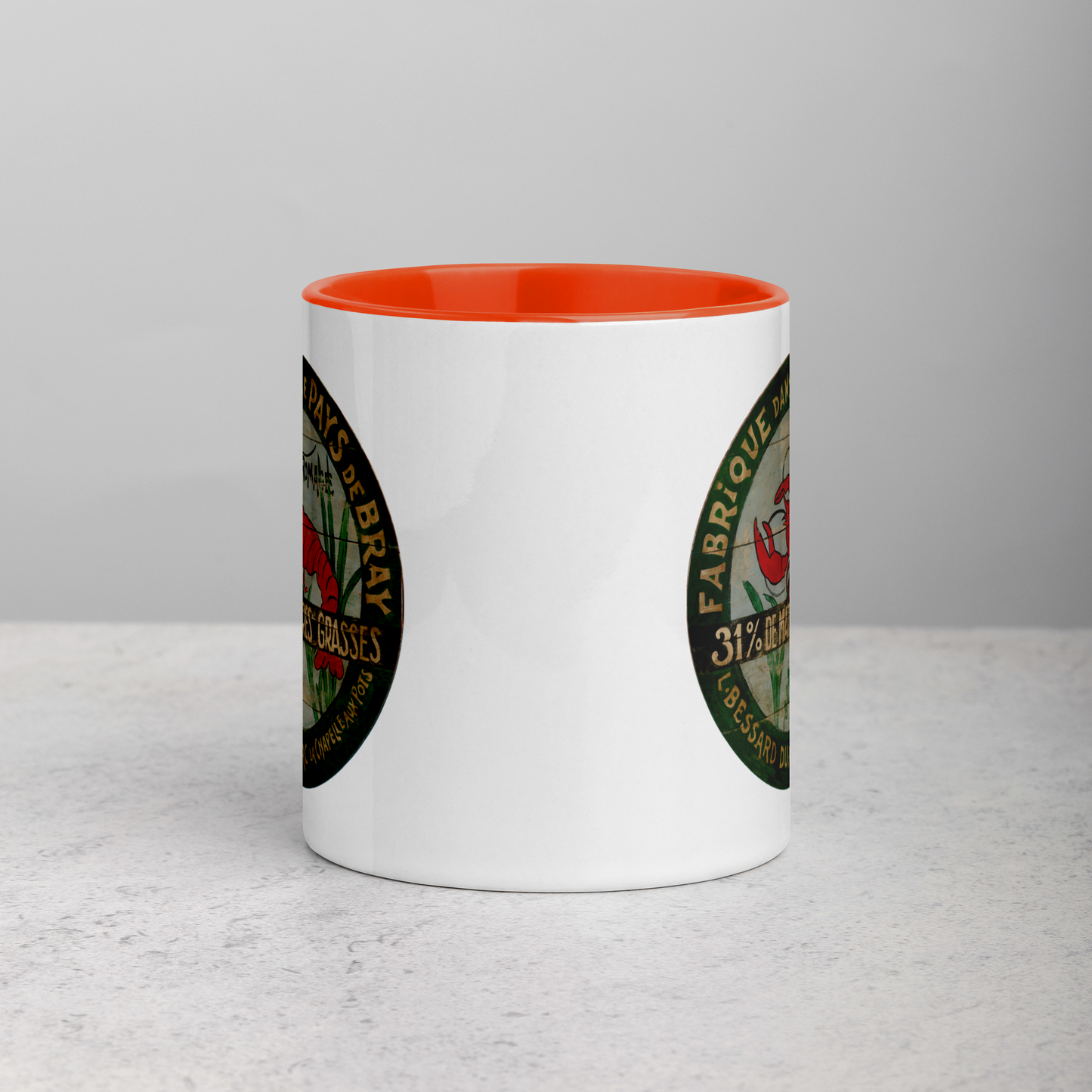 Red Lobster Mug with Color Inside