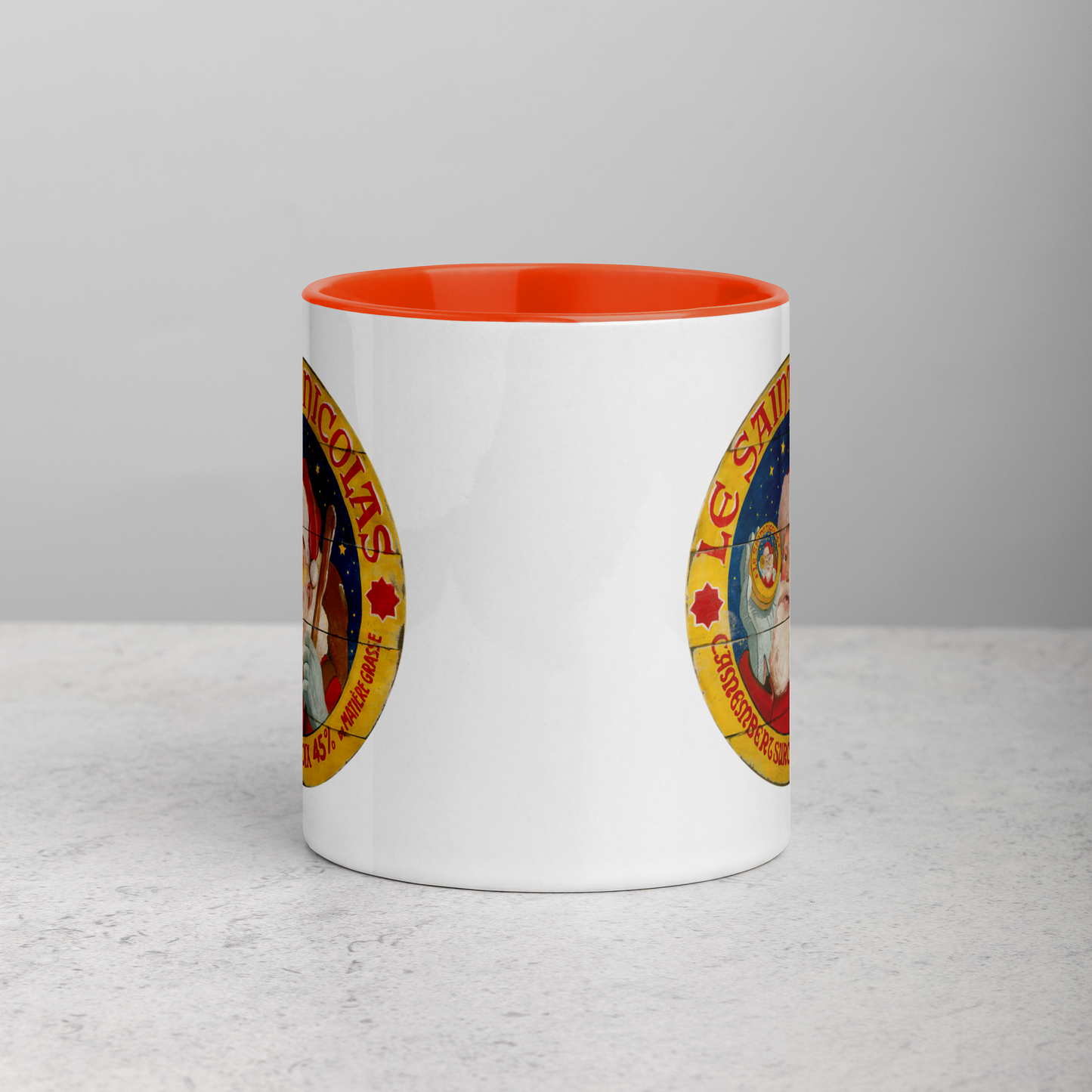 Santa Mug with Color Inside