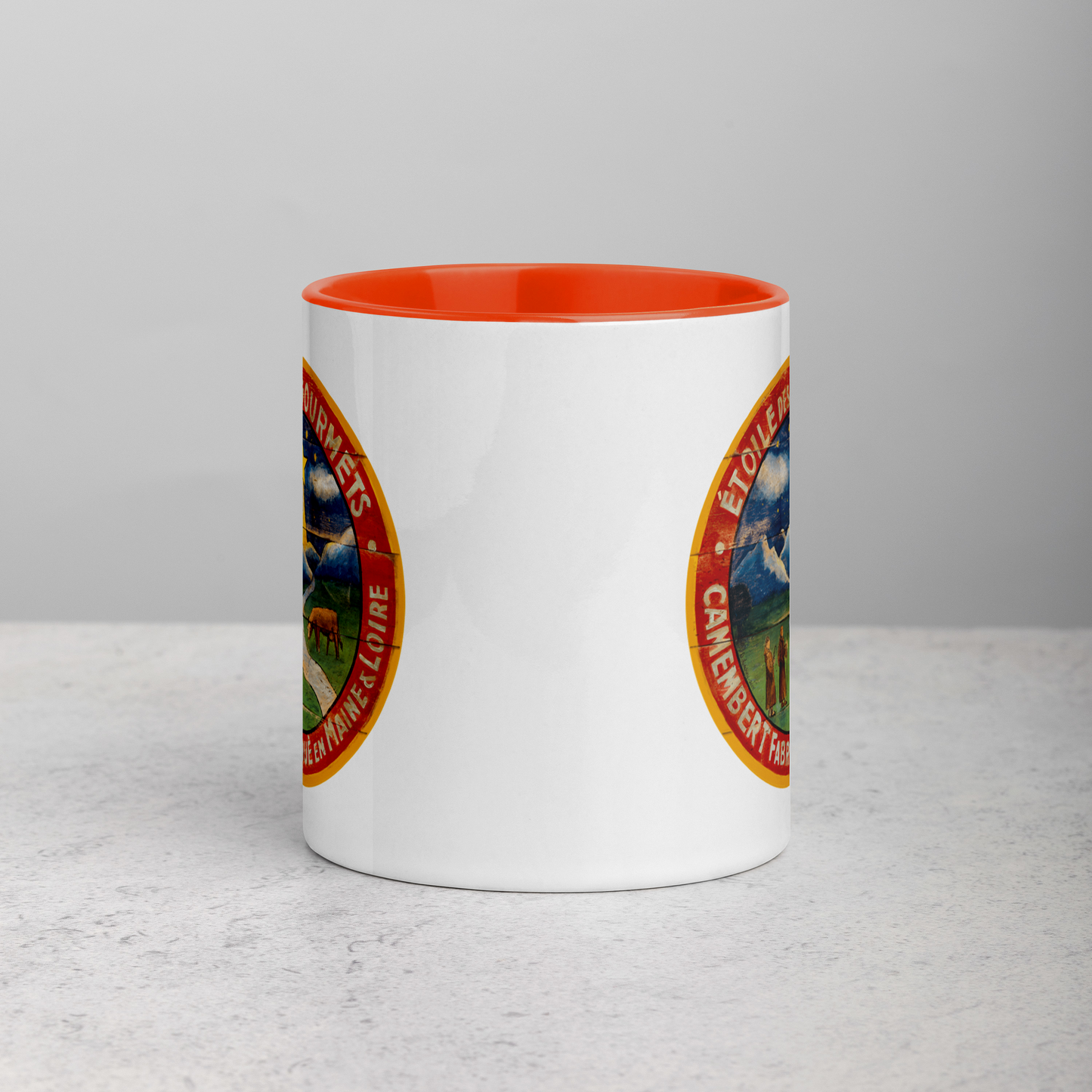 Christmas Star Mug with Color Inside