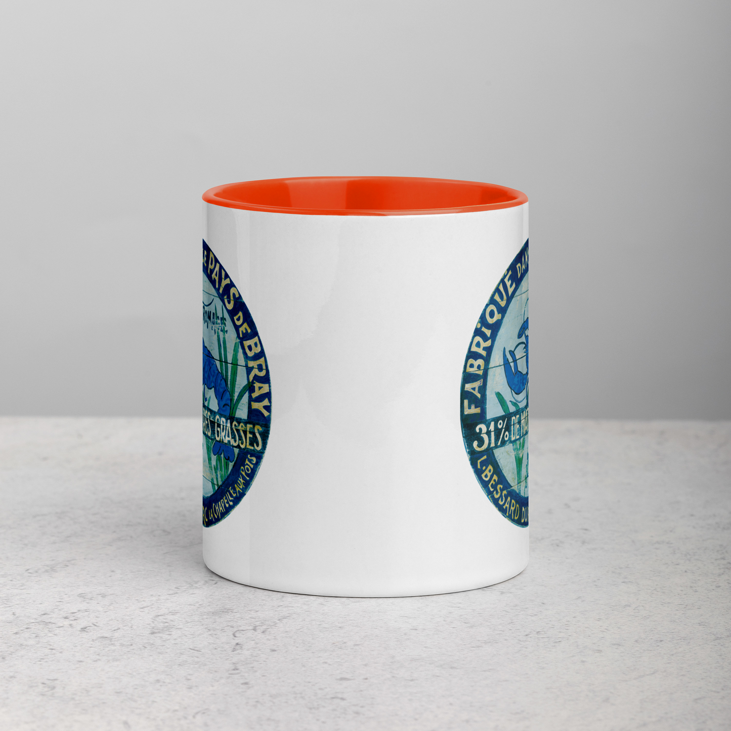 Rare Blue Lobster Mug with Color Inside