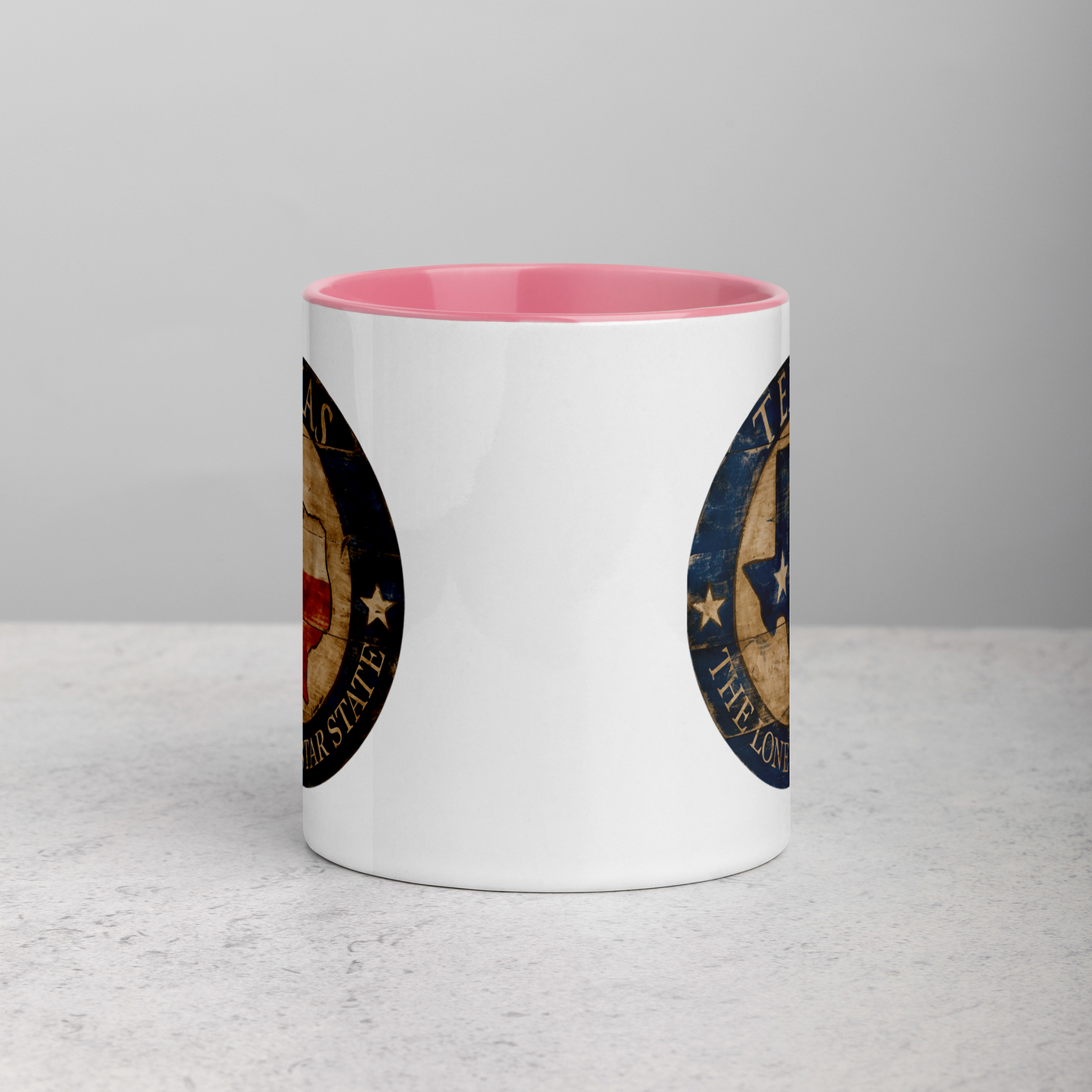 Texas Mug with Color Inside