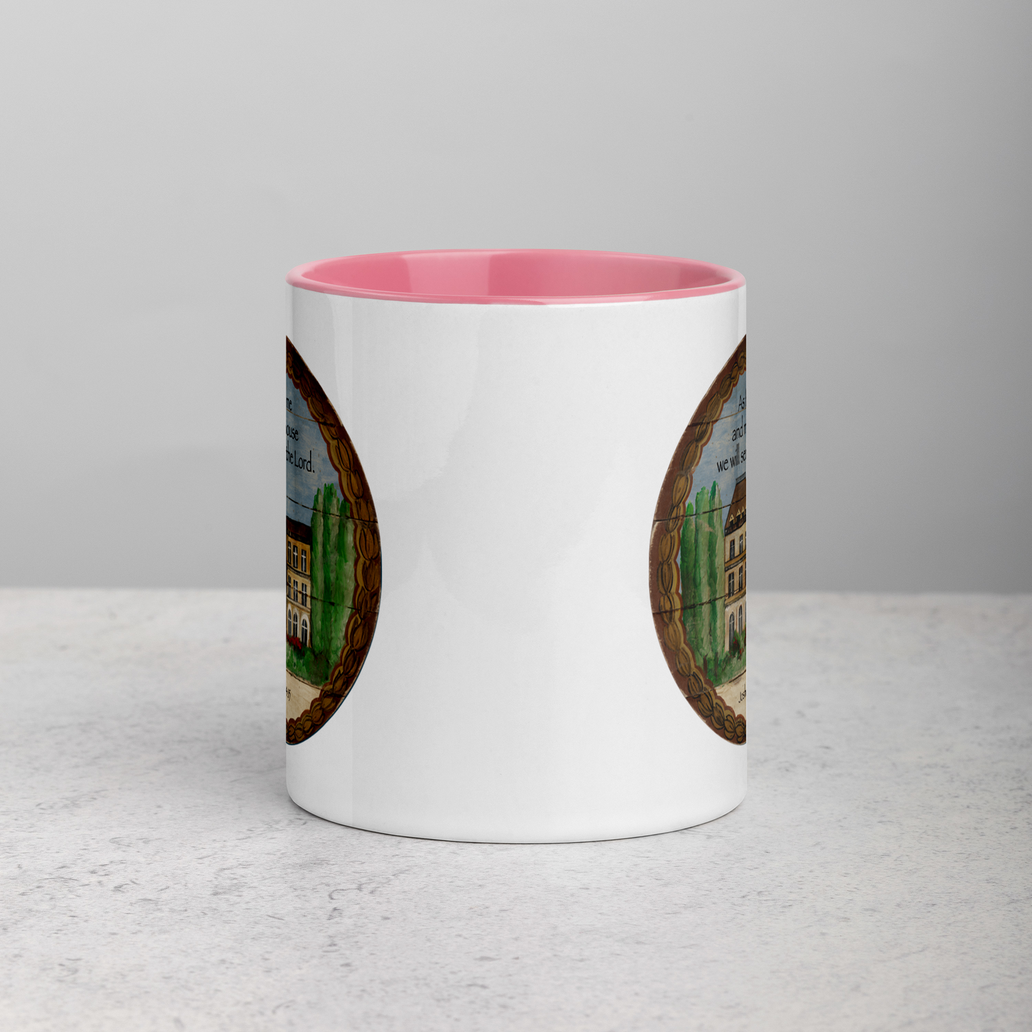 Serve the Lord Mug with Color Inside