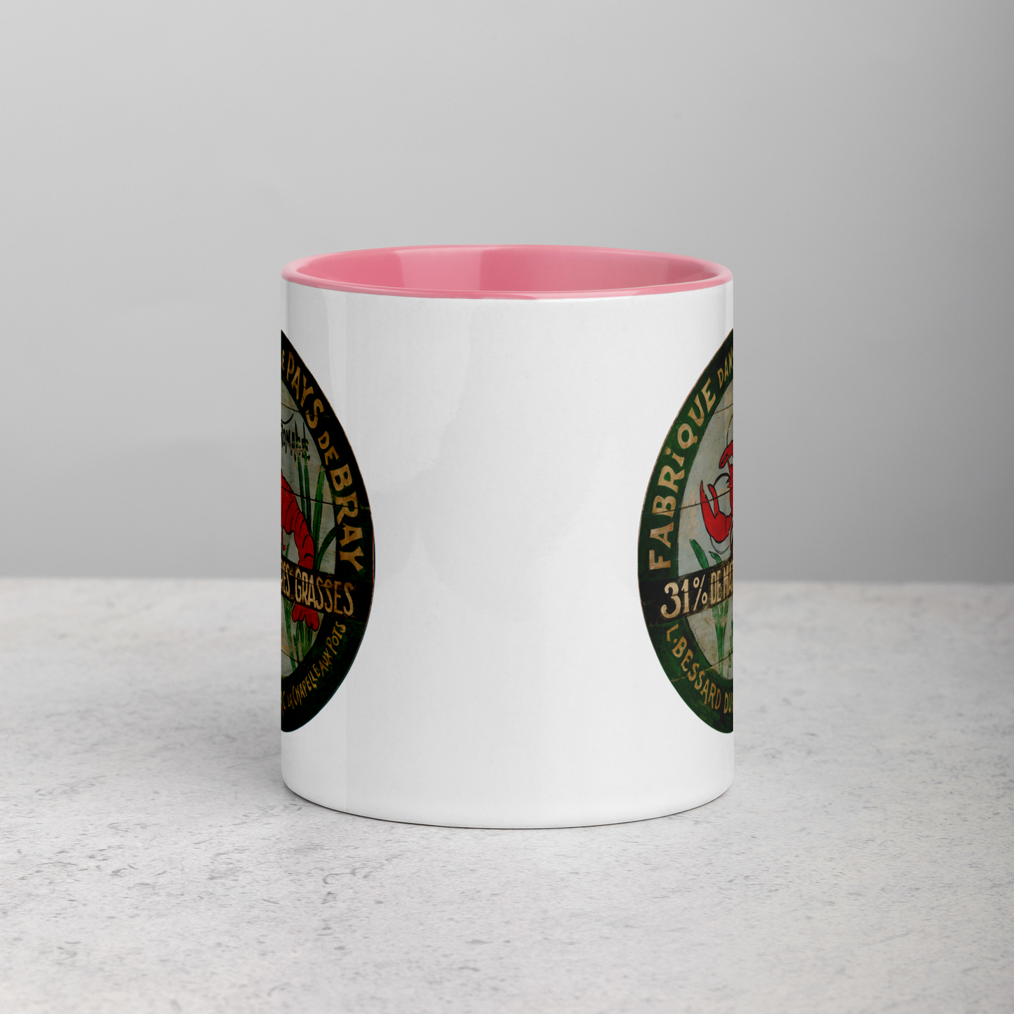 Red Lobster Mug with Color Inside