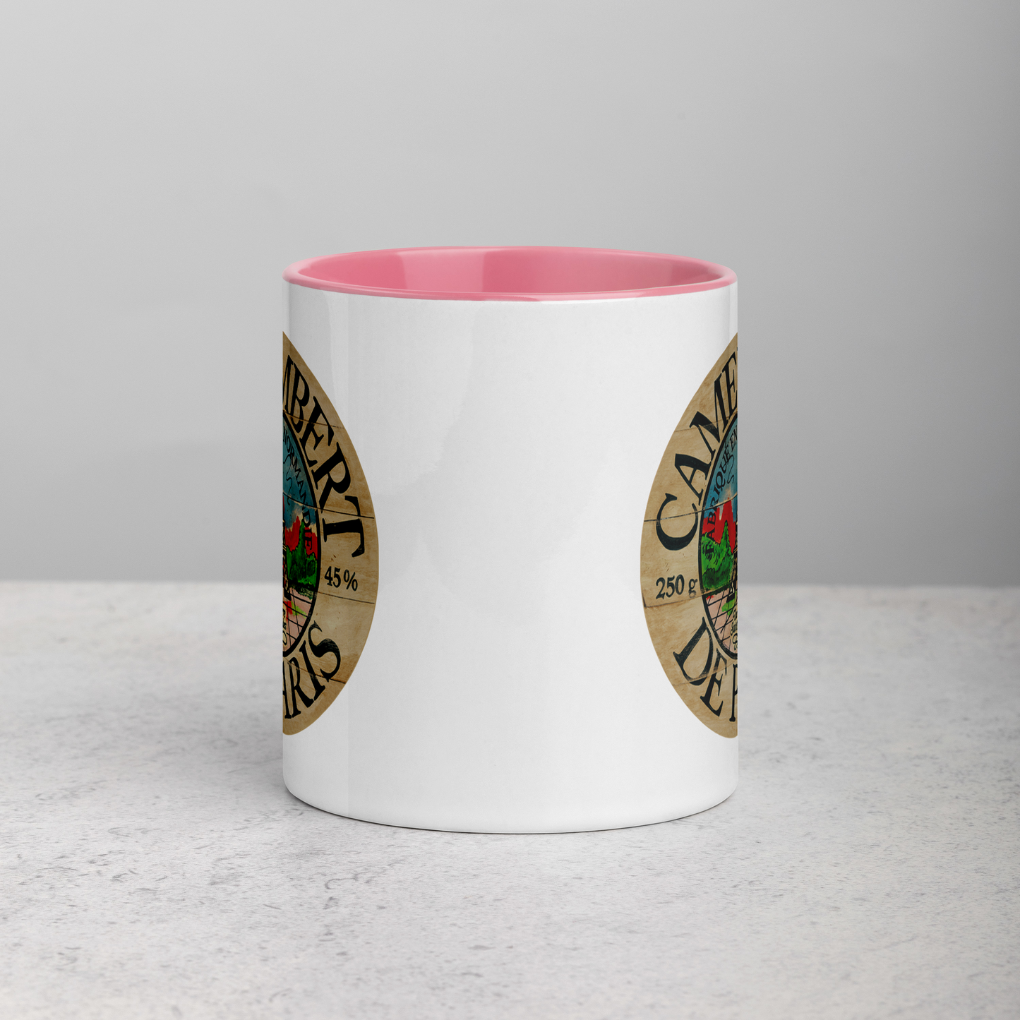 Eiffel Tower Mug with Color Inside