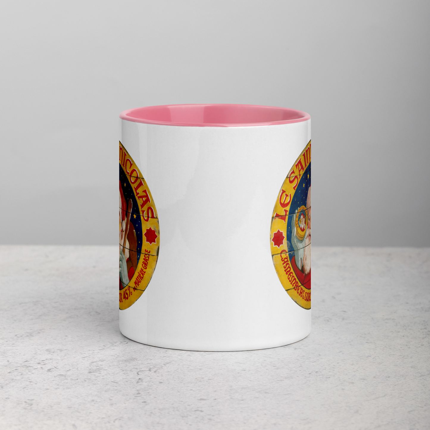 Santa Mug with Color Inside
