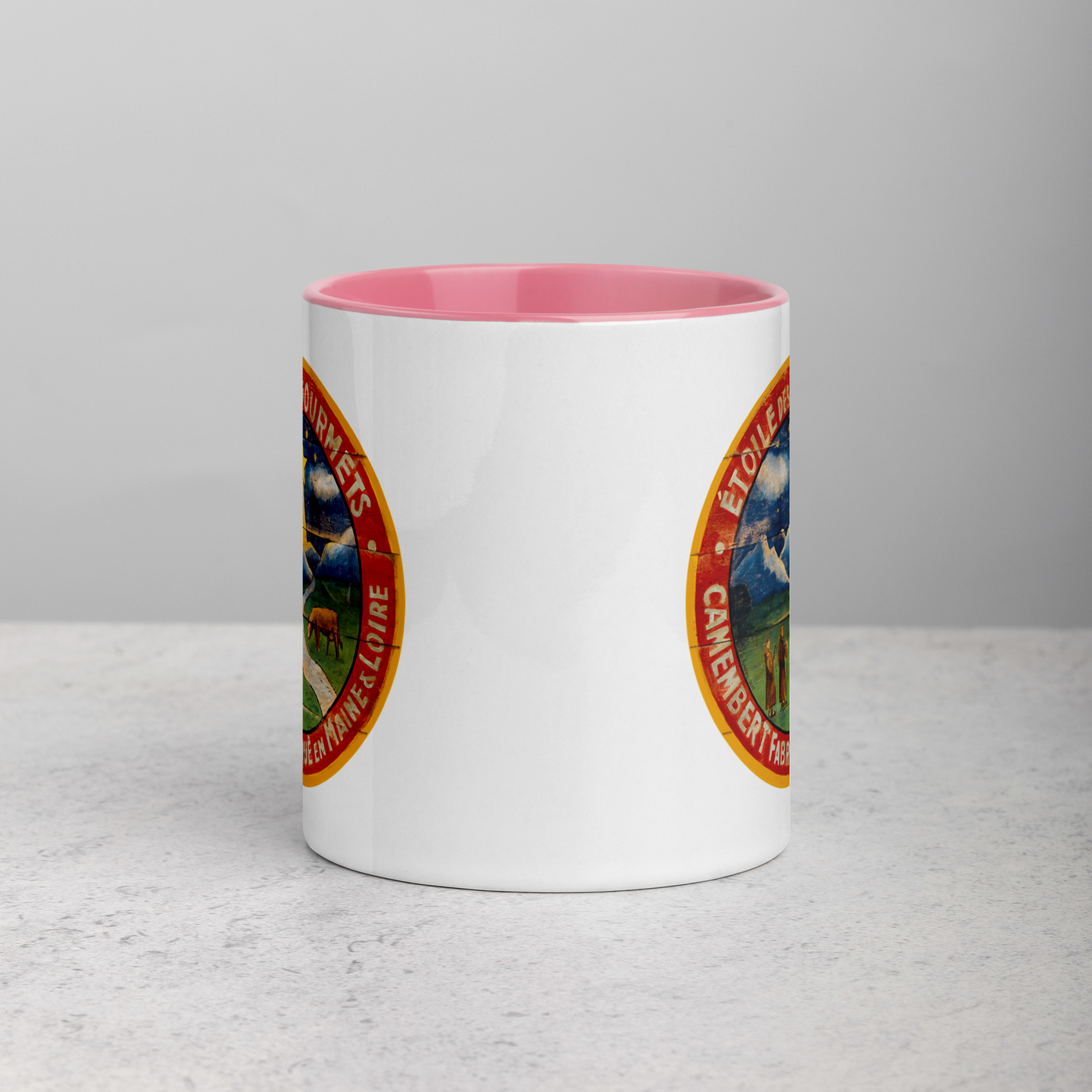 Christmas Star Mug with Color Inside