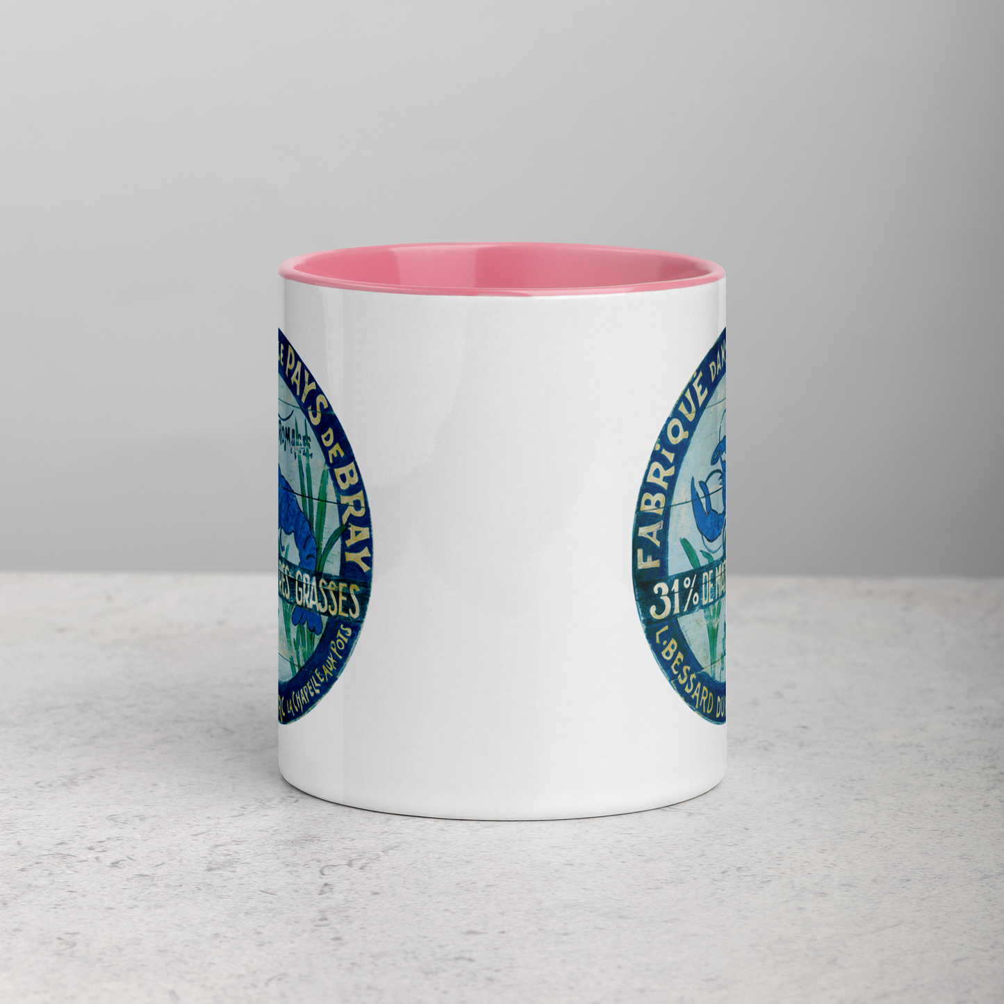 Rare Blue Lobster Mug with Color Inside