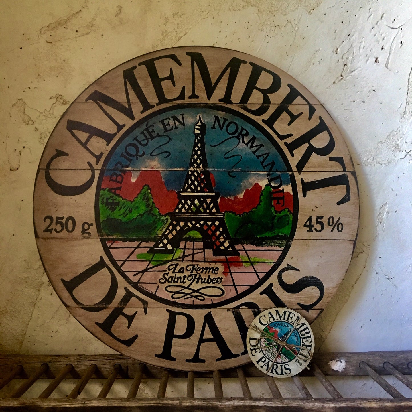 Eiffel Tower 15" or 23" Wall Art or Lazy Susan