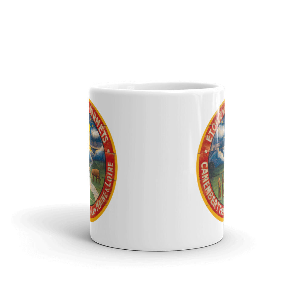 Christmas Star White Glossy Mug