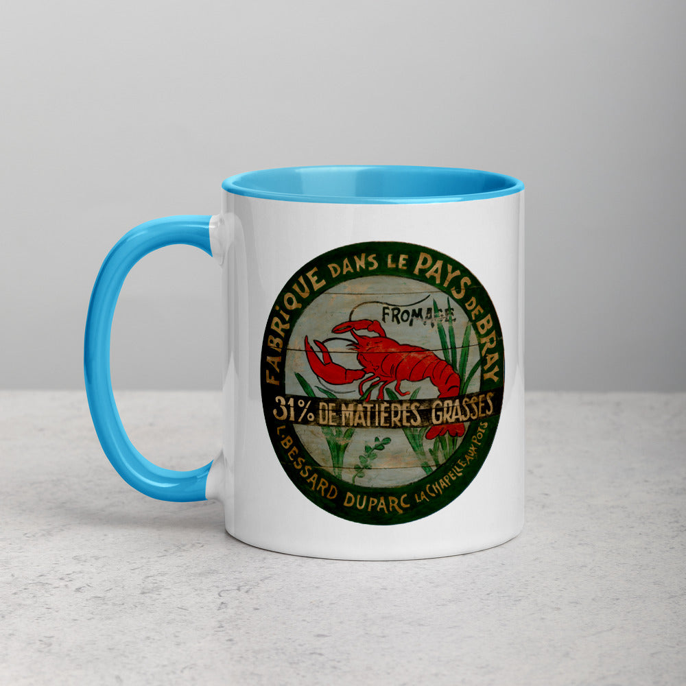 Red Lobster Mug with Color Inside