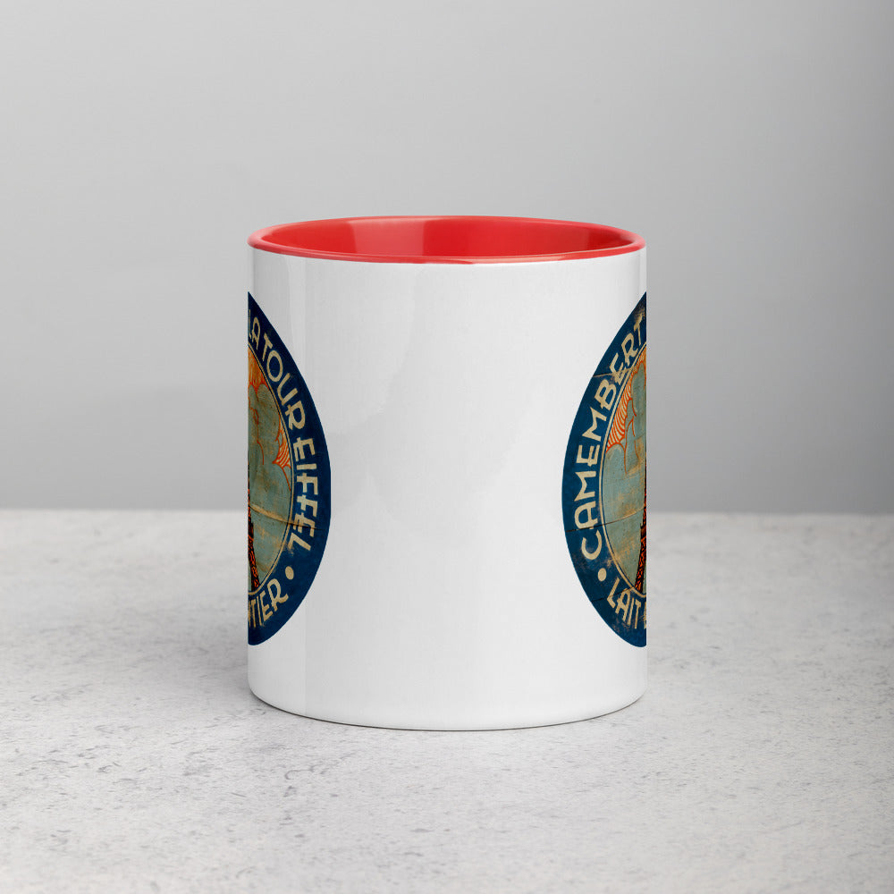 Eiffel Tower in Clouds Mug with Color Inside