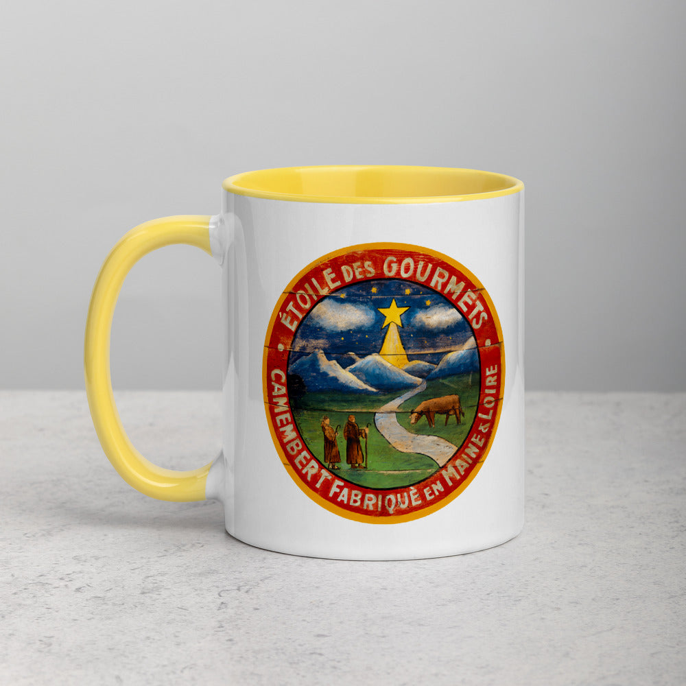 Christmas Star Mug with Color Inside