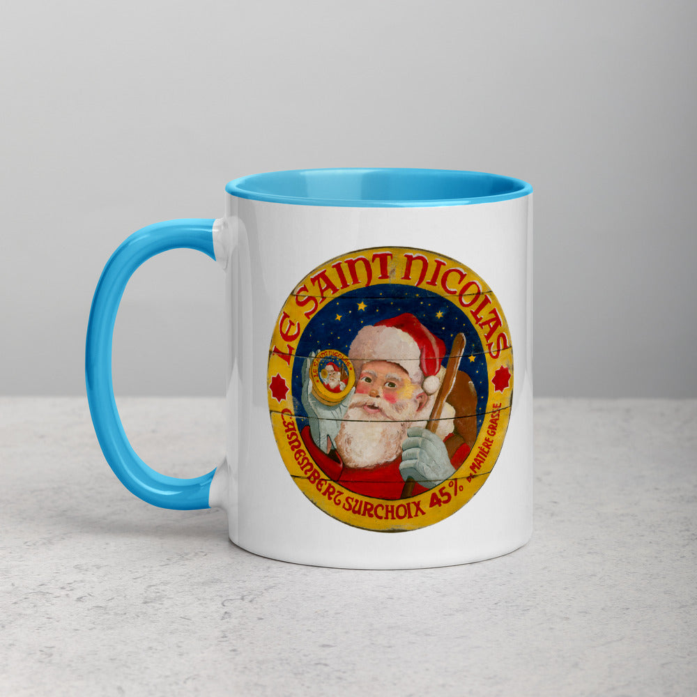 Santa Mug with Color Inside