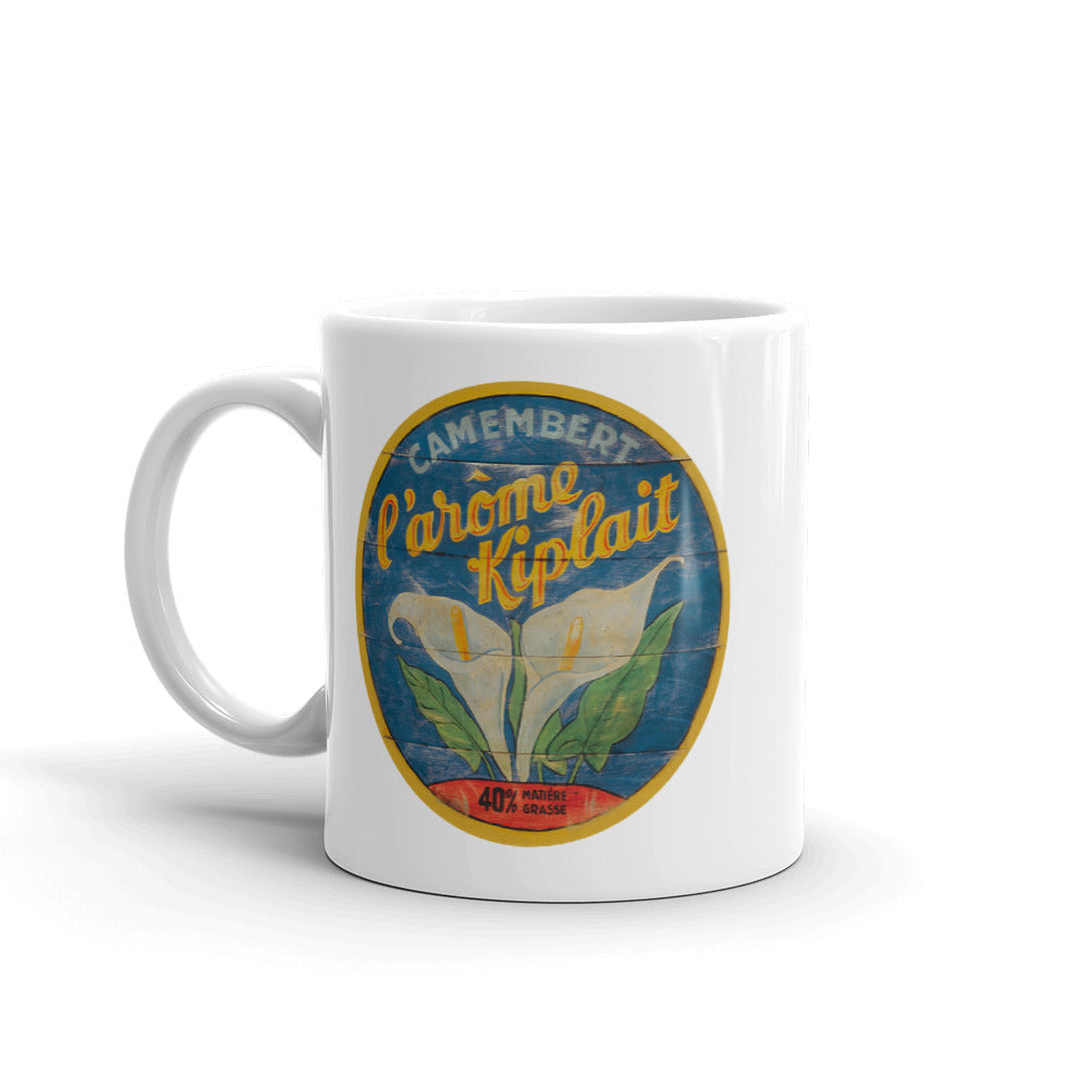 White Calla Lily White Glossy Mug
