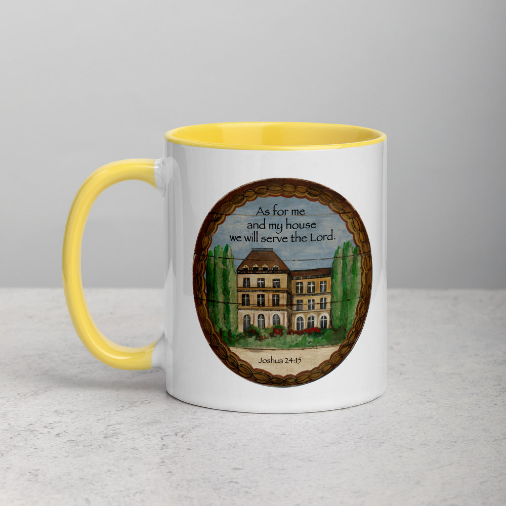 Serve the Lord Mug with Color Inside
