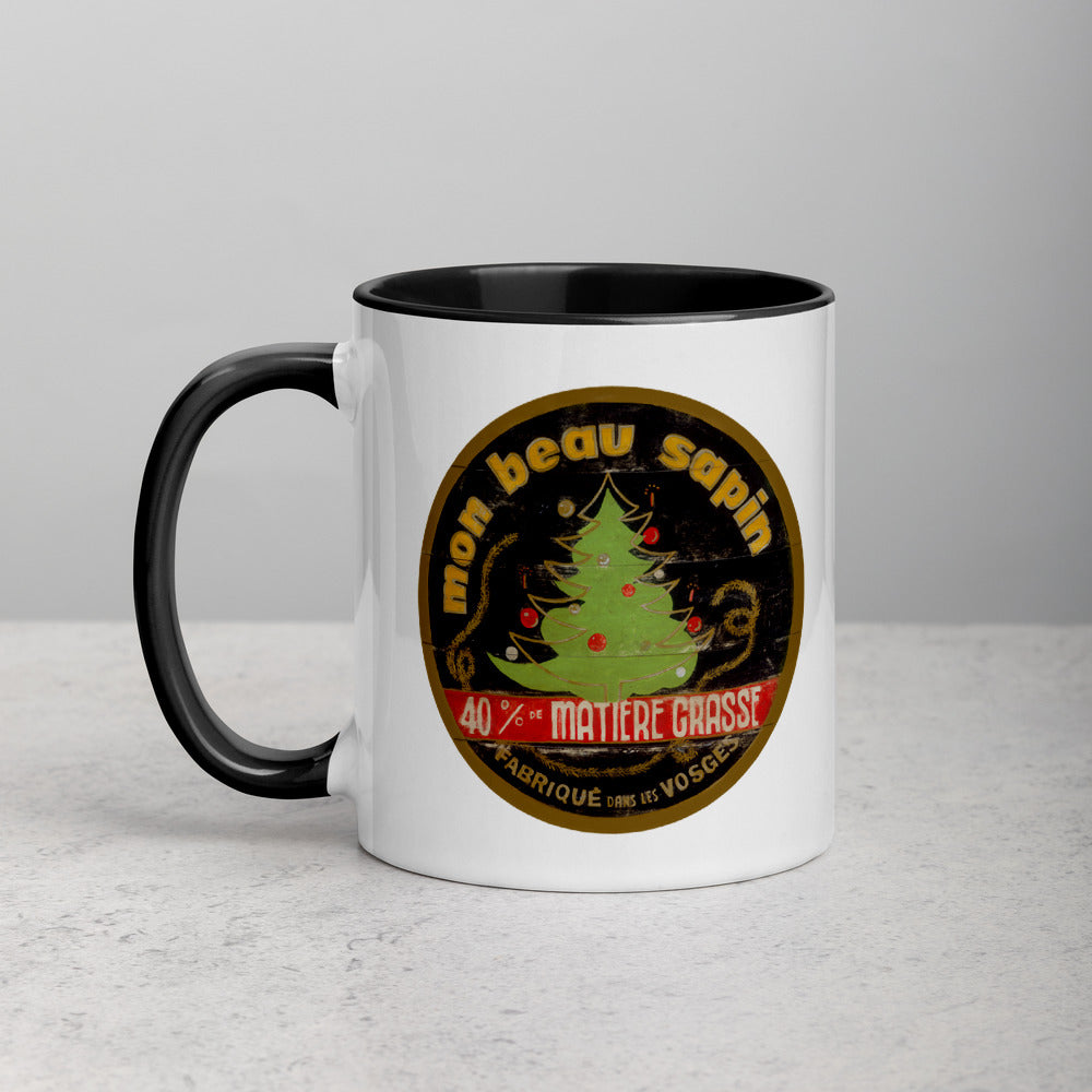 Christmas Tree Mug with Color Inside