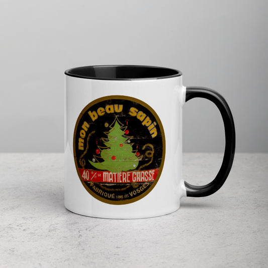 Christmas Tree Mug with Color Inside