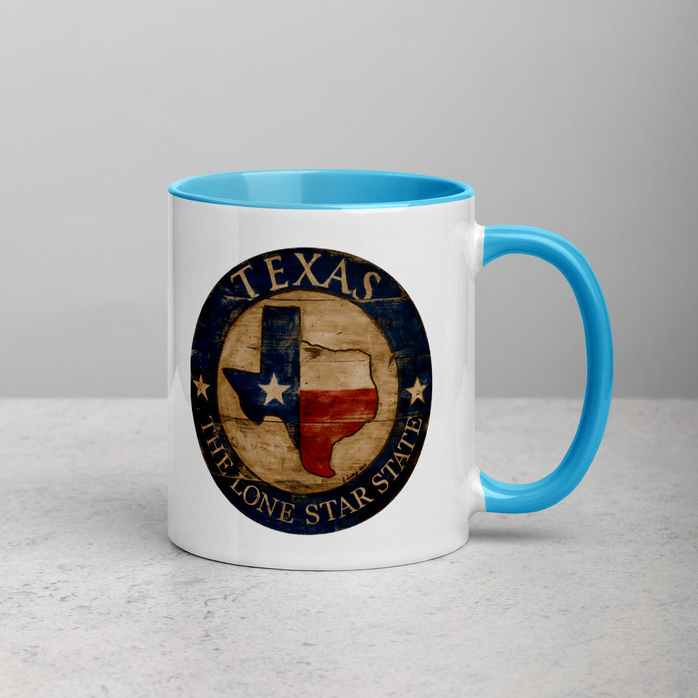 Texas Mug with Color Inside