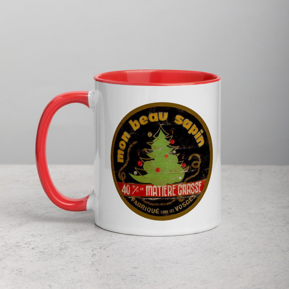 Christmas Tree Mug with Color Inside