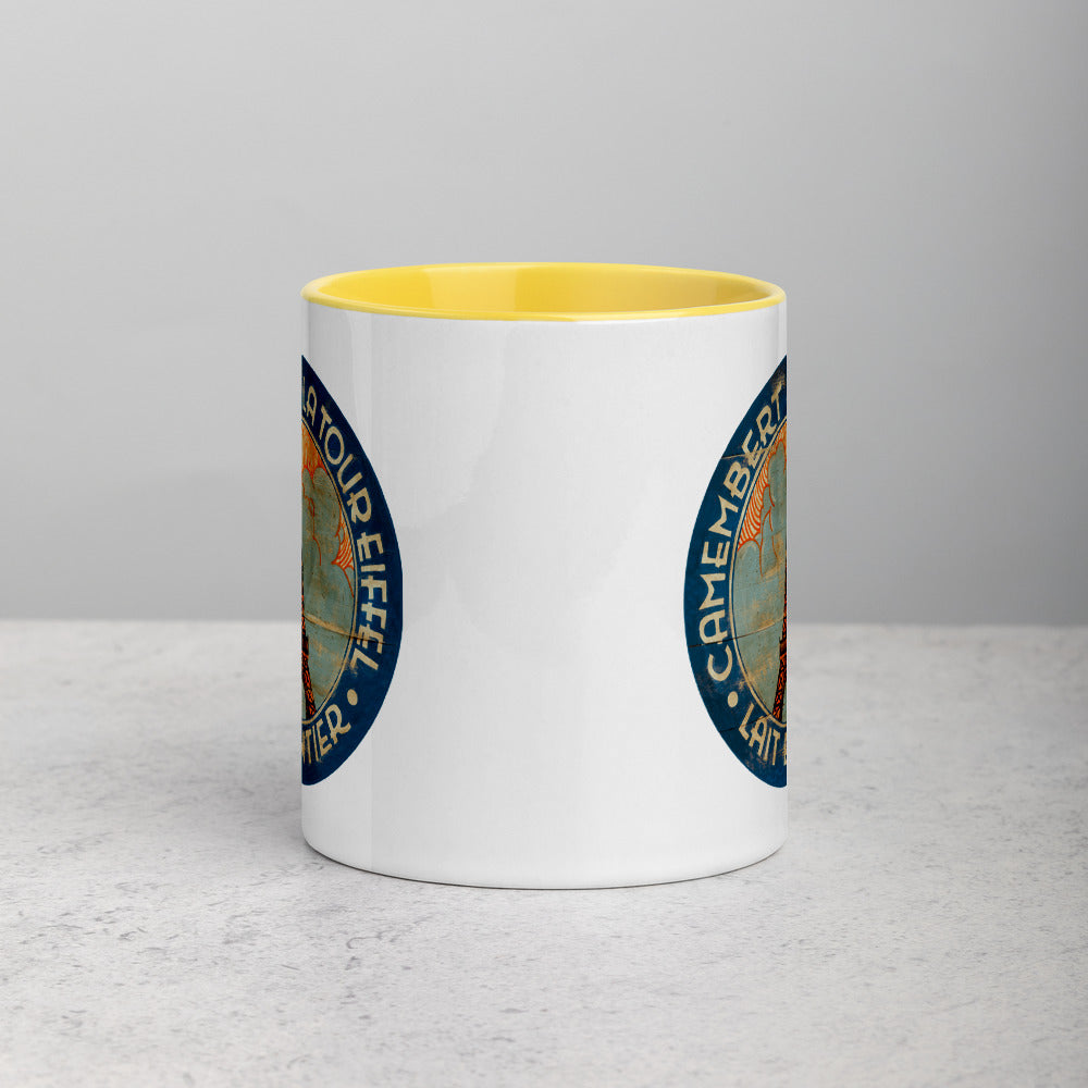 Eiffel Tower in Clouds Mug with Color Inside