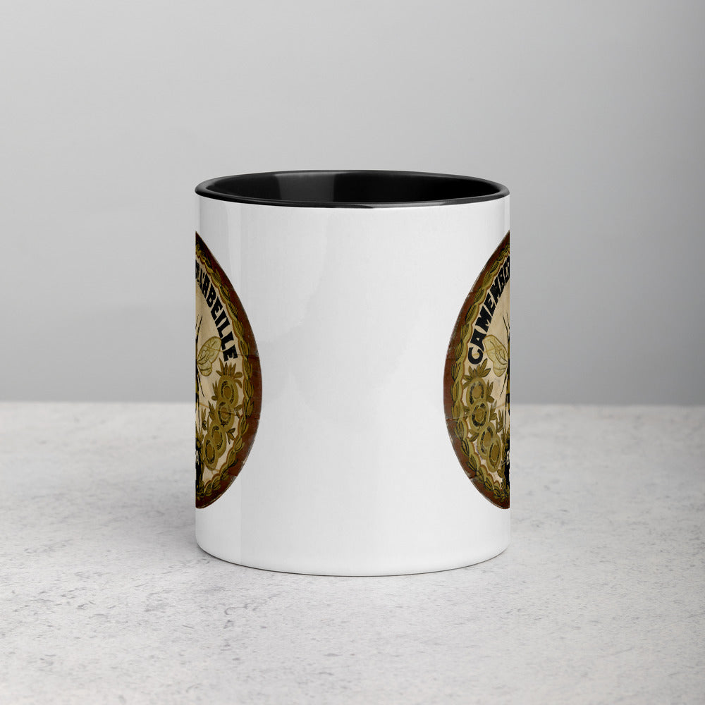 Gold Bee Mug with Color Inside
