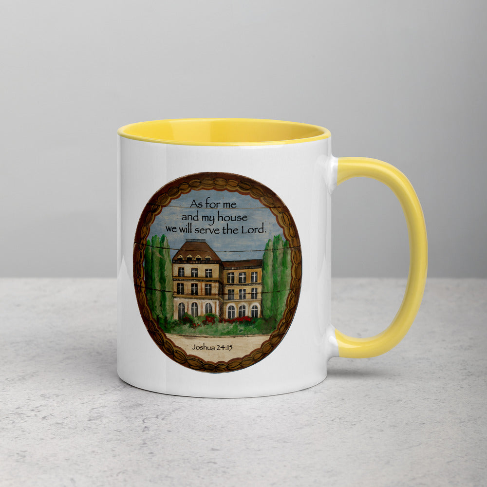 Serve the Lord Mug with Color Inside