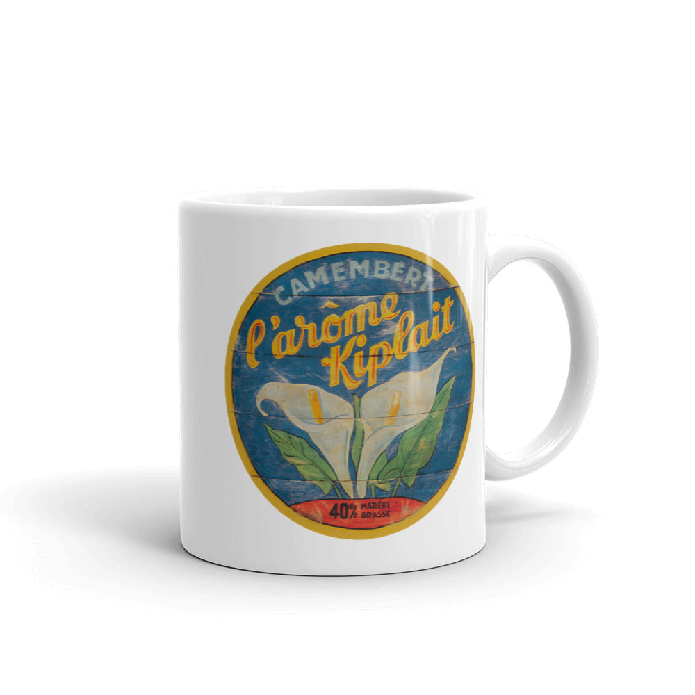 White Calla Lily White Glossy Mug