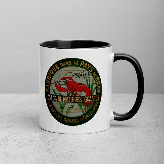 Red Lobster Mug with Color Inside