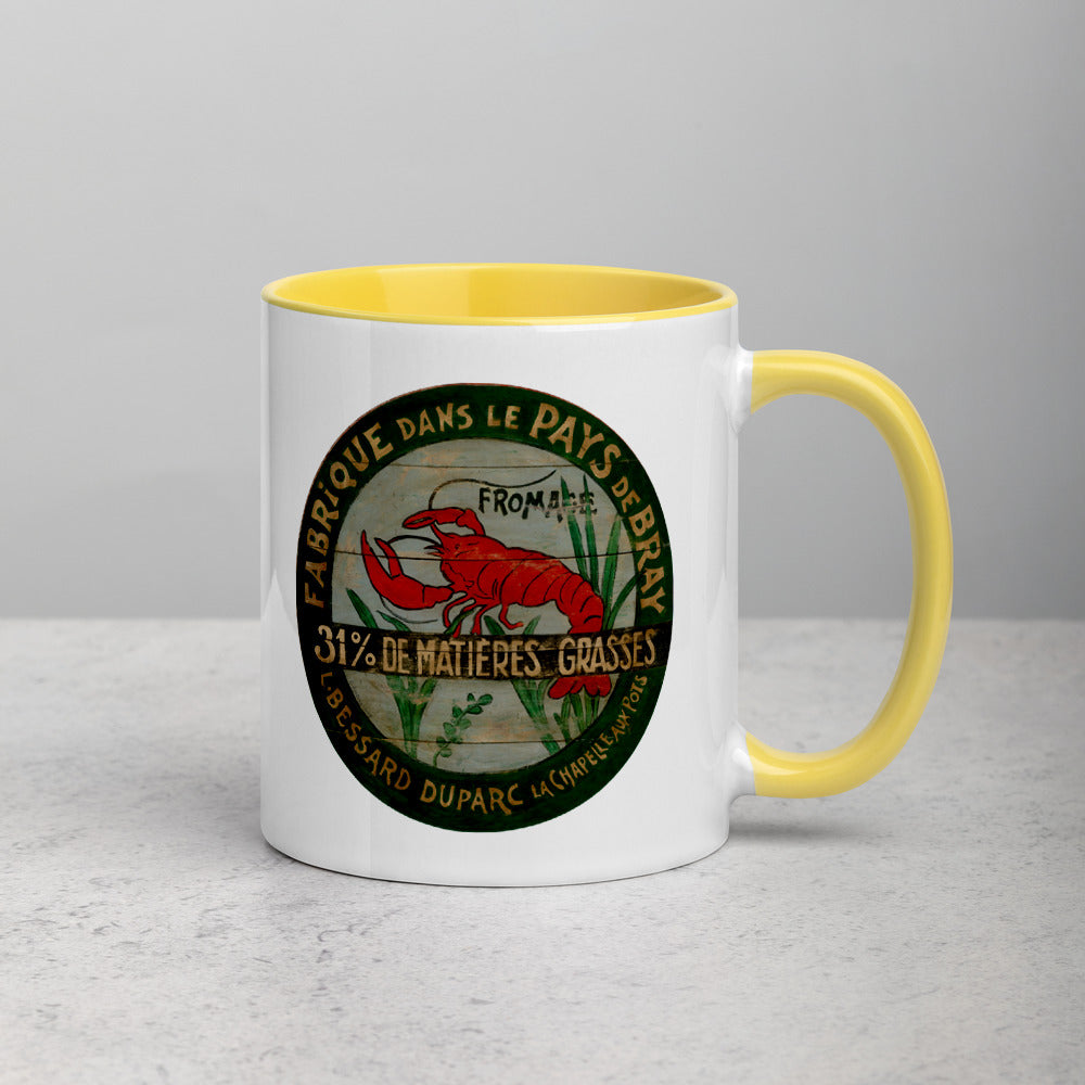 Red Lobster Mug with Color Inside