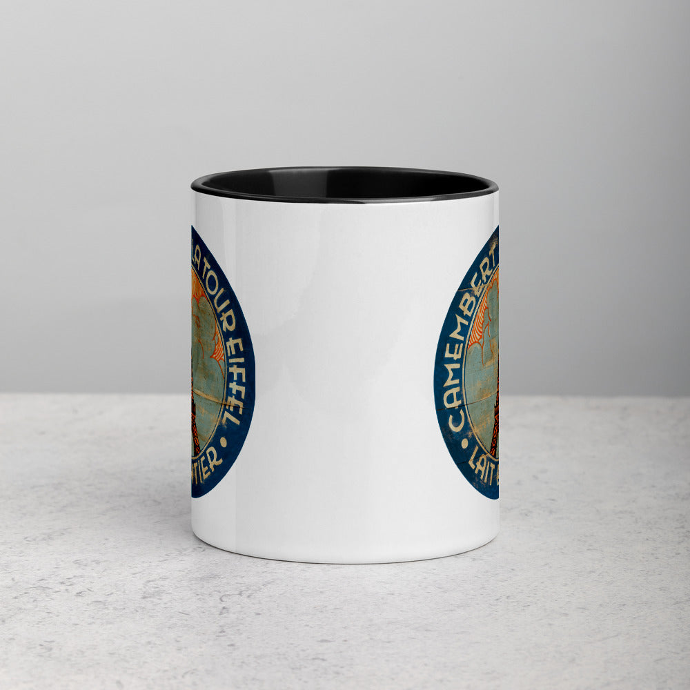 Eiffel Tower in Clouds Mug with Color Inside