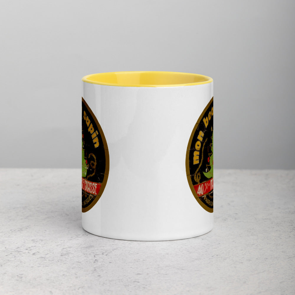 Christmas Tree Mug with Color Inside