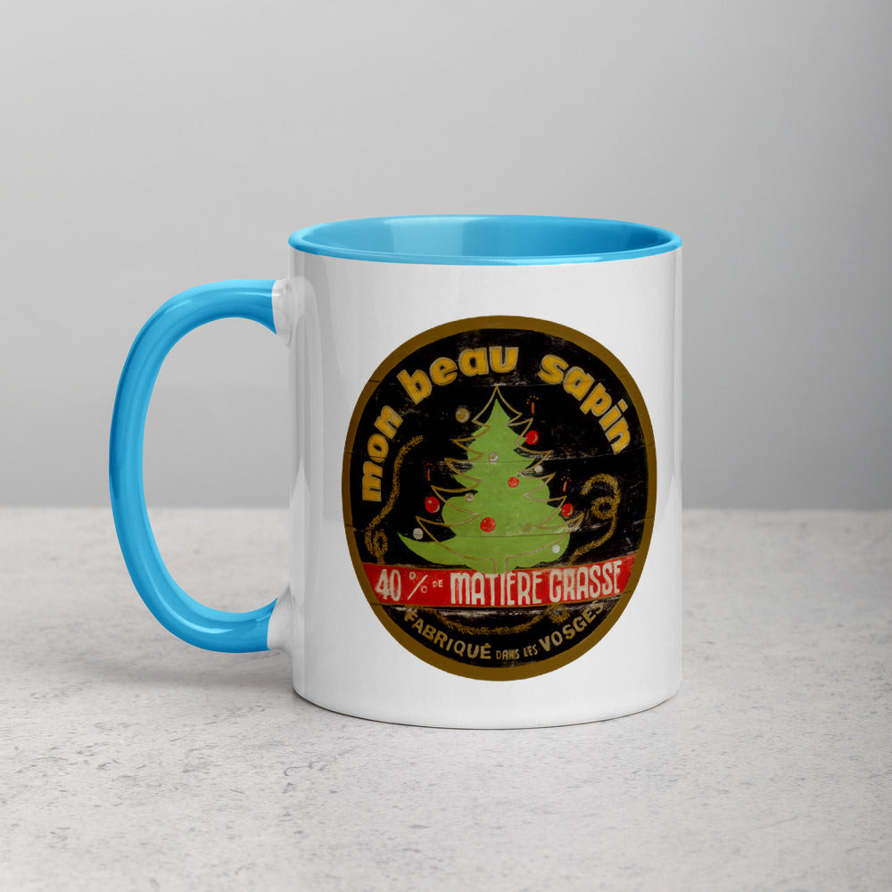 Christmas Tree Mug with Color Inside