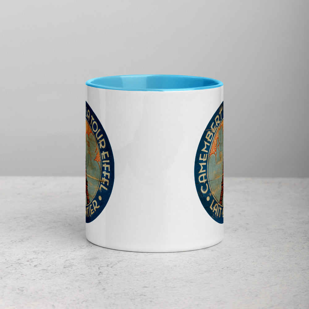 Eiffel Tower in Clouds Mug with Color Inside