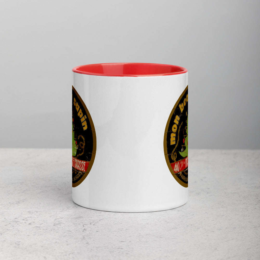 Christmas Tree Mug with Color Inside