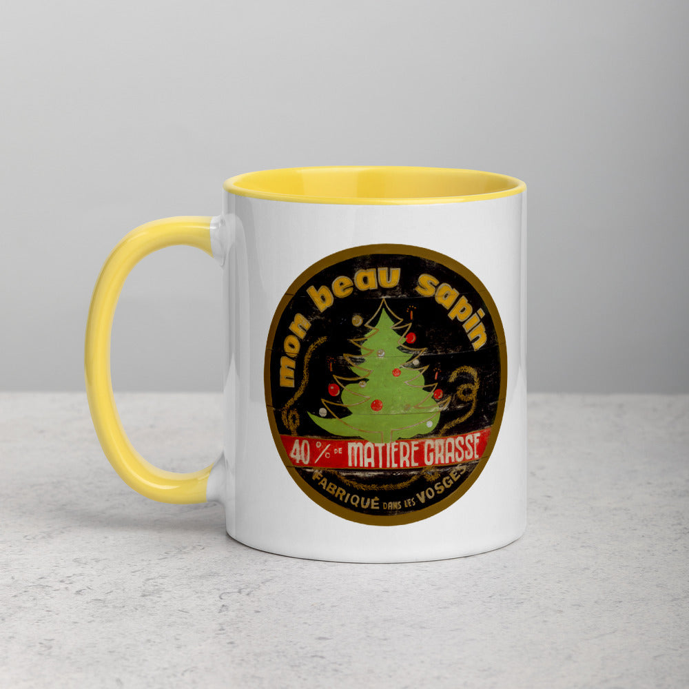 Christmas Tree Mug with Color Inside