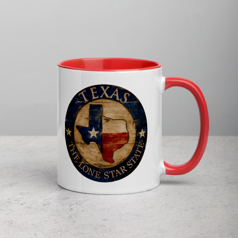 Texas Mug with Color Inside