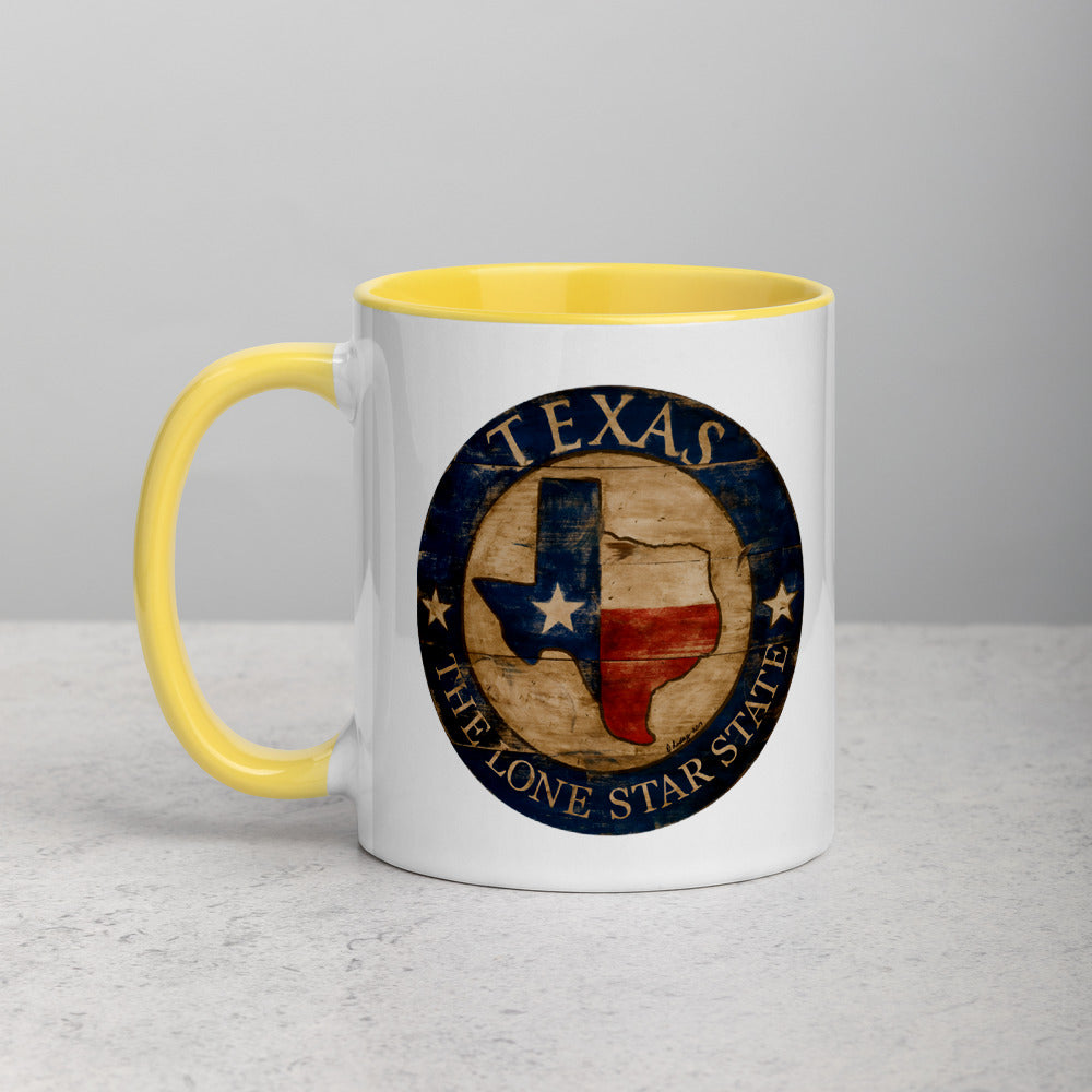 Texas Mug with Color Inside