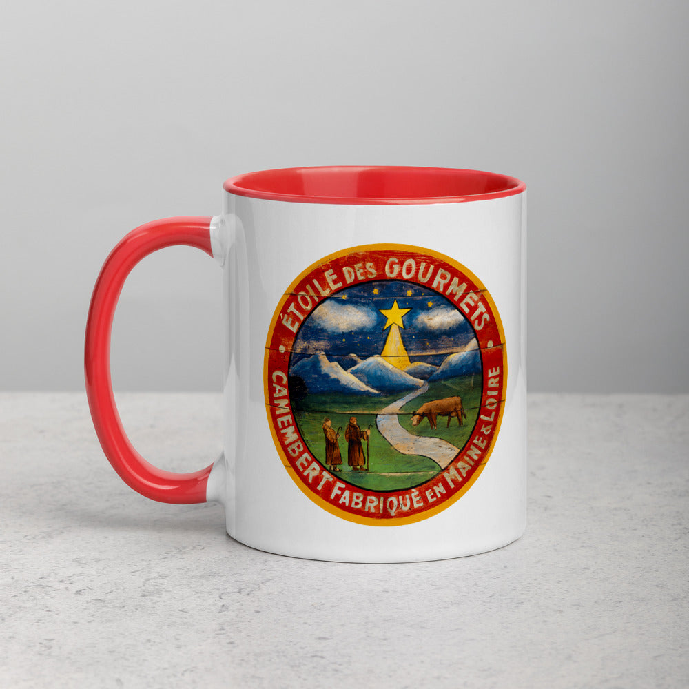 Christmas Star Mug with Color Inside