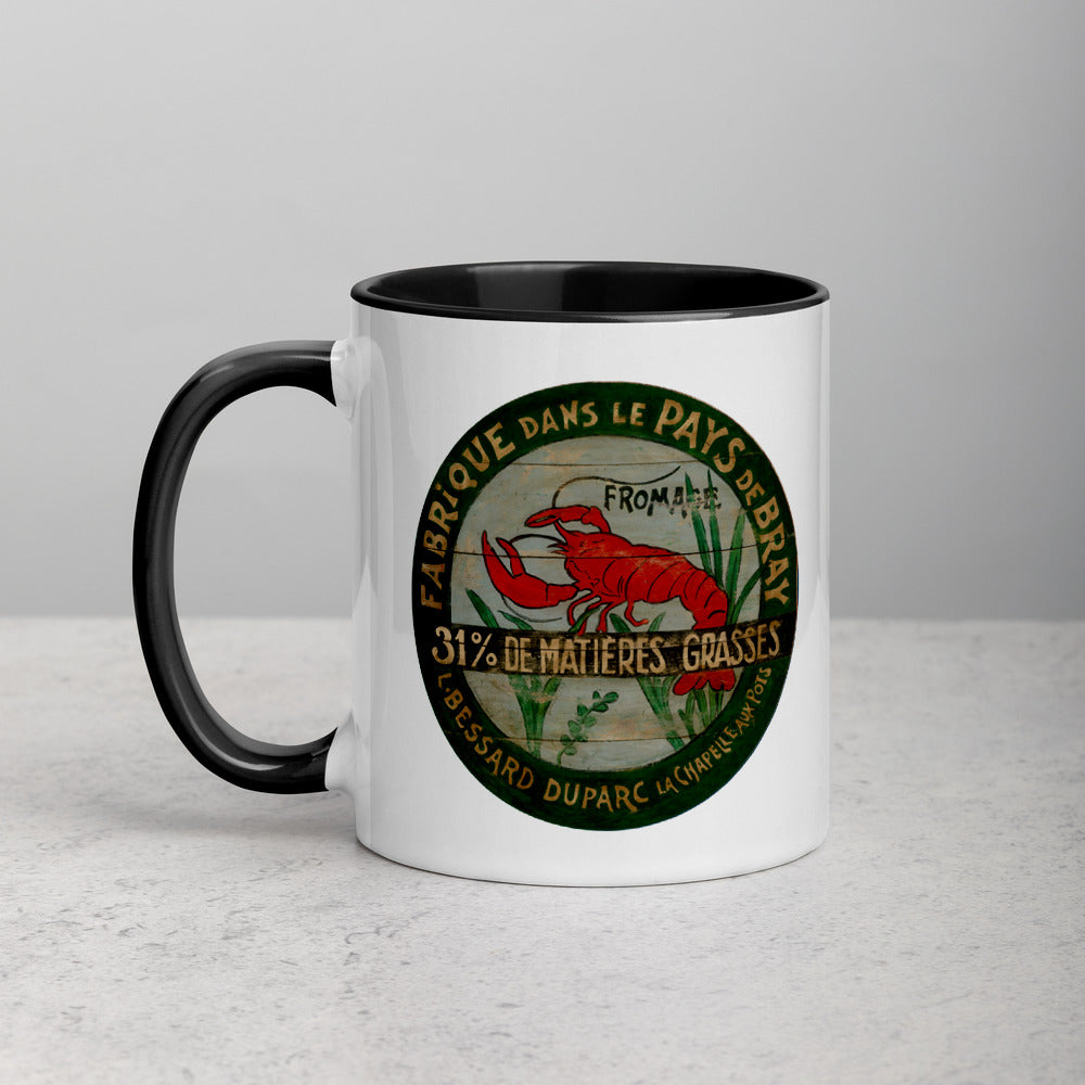 Red Lobster Mug with Color Inside