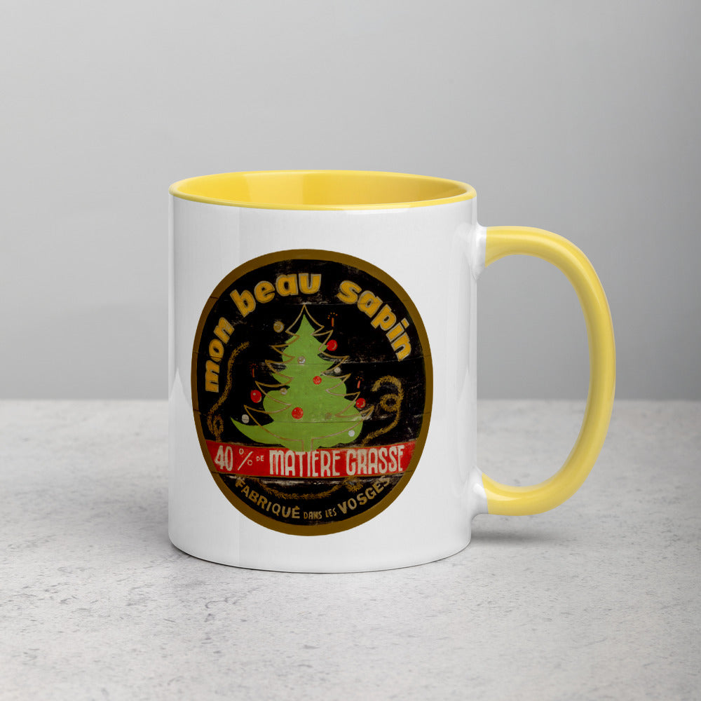 Christmas Tree Mug with Color Inside