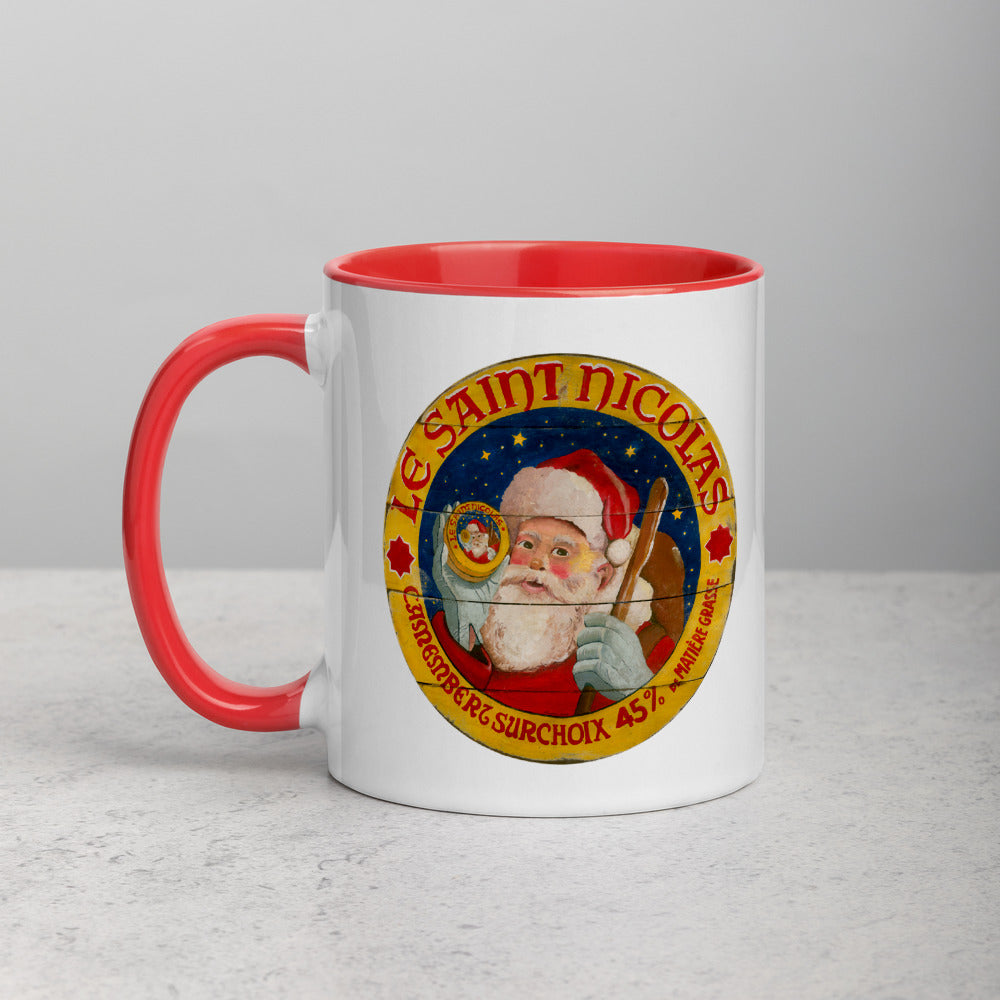 Santa Mug with Color Inside