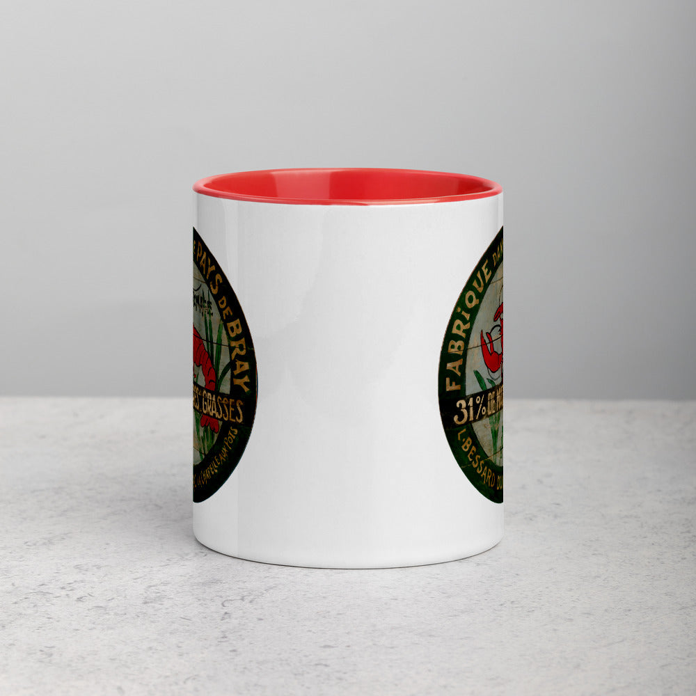Red Lobster Mug with Color Inside