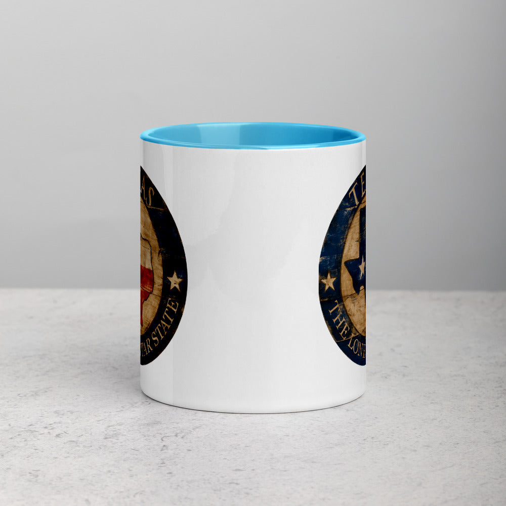 Texas Mug with Color Inside