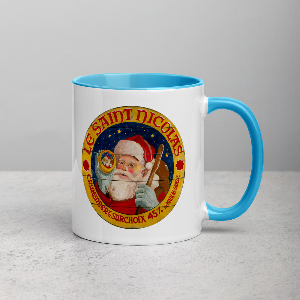 Santa Mug with Color Inside
